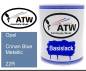 Preview: Opel, Crinan Blue Metallic, 22R: 1L Lackdose, von ATW Autoteile West.